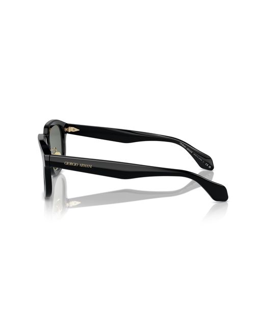 Giorgio Armani Black Ar8206 6060/1 Sunglasses Acetate Squared Normal for men