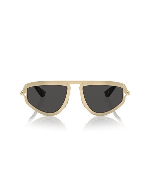 Burberry Black Be3150 110987 Sunglasses Metal Geometric Normal for men