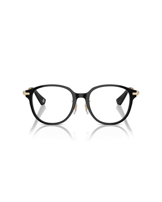 Burberry Black Be2412D 3001 Optical Frames Acetate Round Normal