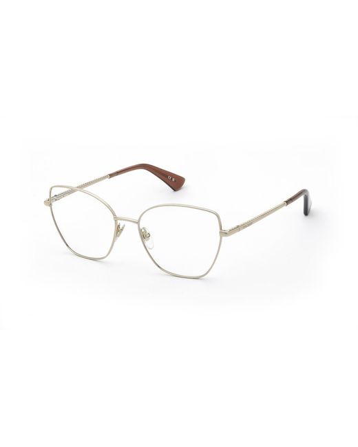 Nina Ricci Black Vnr454 594 Optical Frames Metal Geometric
