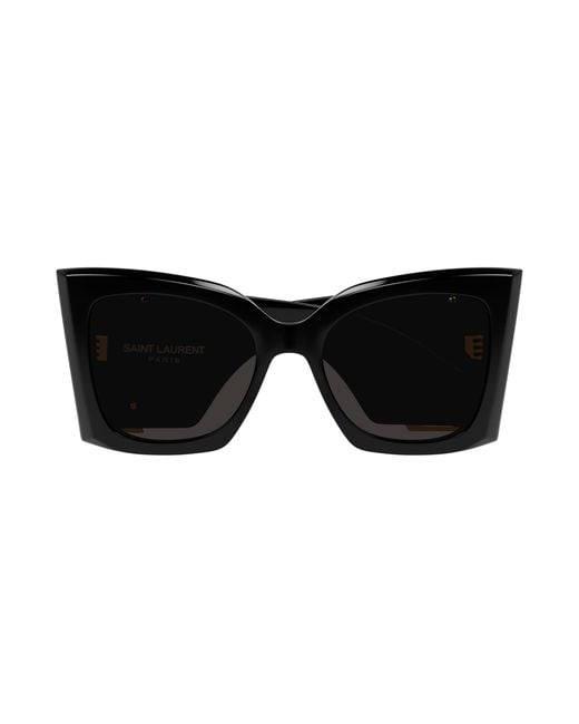 Saint Laurent Black Sl M119 Blaze 001 Sunglasses Acetate Cat Eye Normal