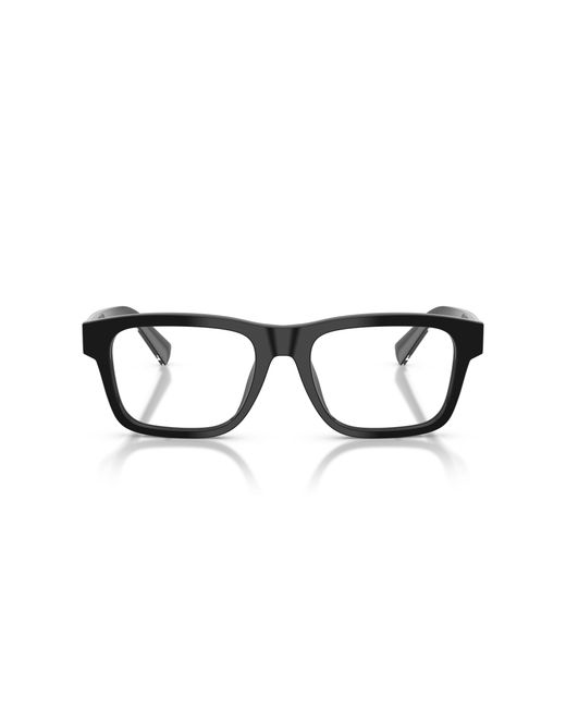 Dolce & Gabbana Black Dg3446 501 Optical Frames Acetate Transparent Squared Normal for men