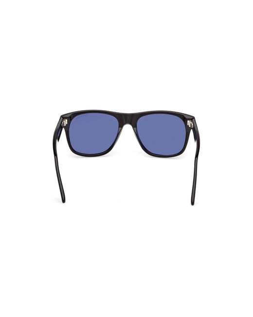 Tom Ford Black Ft1284 Marlon-02 01V Sunglasses Acetate Squared Normal for men