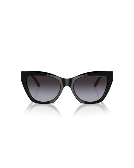 Emporio Armani Black Ea4176 50178G Sunglasses Acetate Cat Eye Normal Shaded