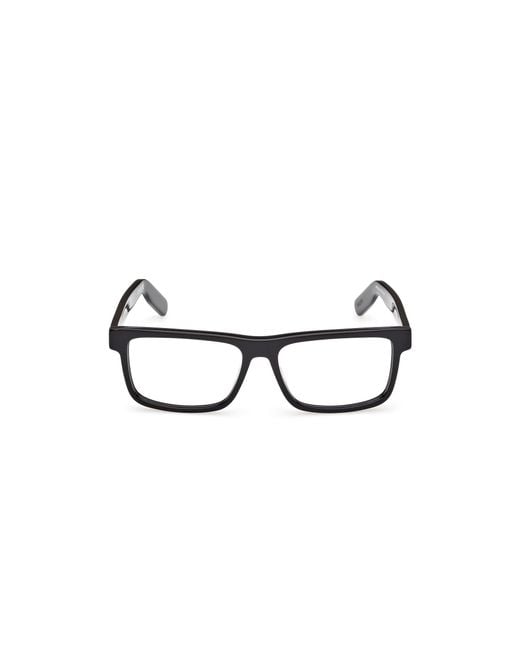 Adidas Black Or5125 001 Optical Frames Acetate Round Normal