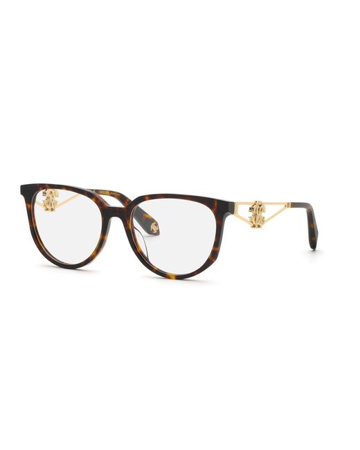 Roberto Cavalli Black Vrc148 743 Optical Frames Acetate Butterfly