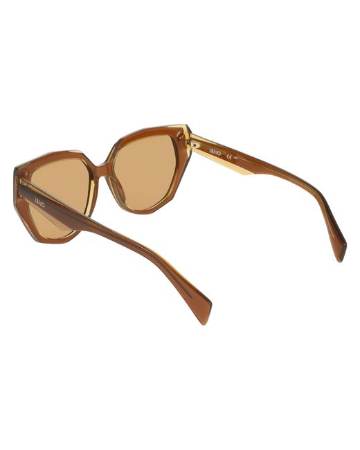 Liu Jo Black Lj828S 211 Sunglasses Acetate Geometrica Normal