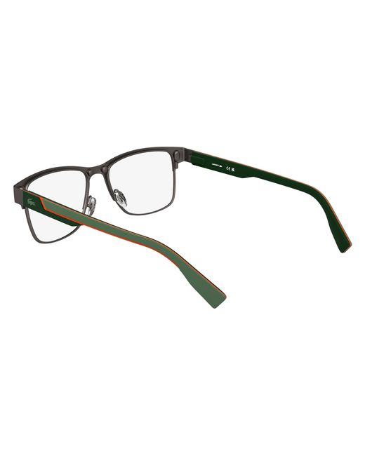 Lacoste Black L2307Mag-Set 033 Optical Frames Metal Squared Normal for men
