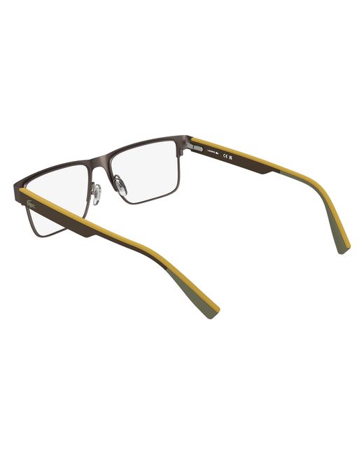 Lacoste Black L2318 264 Optical Frames Metal Squared Normal for men