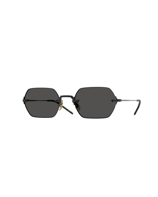 Oliver Peoples Black Ov1353St Tk-13 506287 Sunglasses Titanium Squared Normal