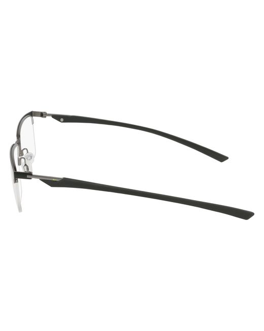 Nike Black 4318 001 Optical Frames Metal Squared Normal for men