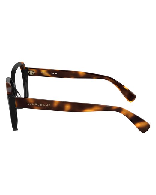 Longchamp Black Lo2763 011 Optical Frames Acetate Squared Normal
