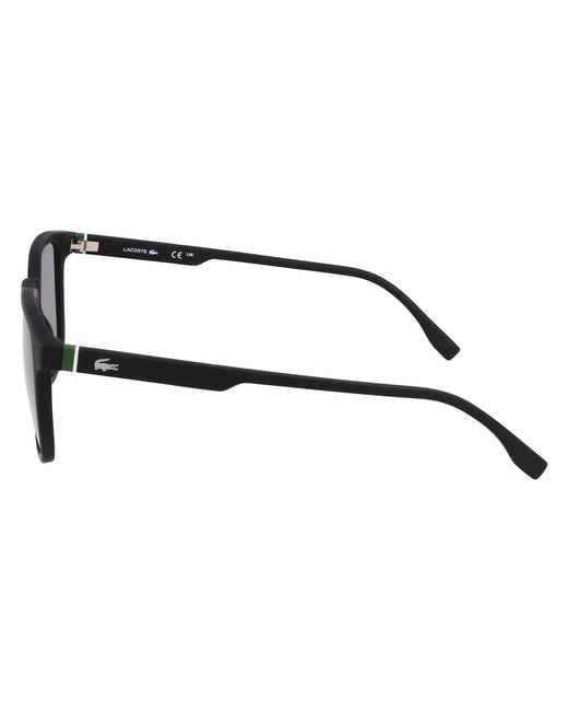 Lacoste Black L6029S 002 Sunglasses Bio-Inject Squared Normal Normal for men