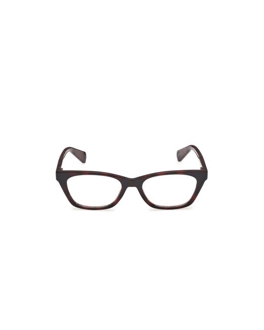 MAX&Co. Black Mo5212 052 Optical Frames Injected Squared Normal
