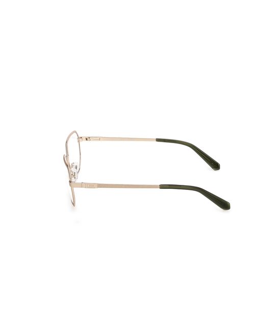 Guess Black Gu50240 033 Optical Frames Metal Geometric Normal for men