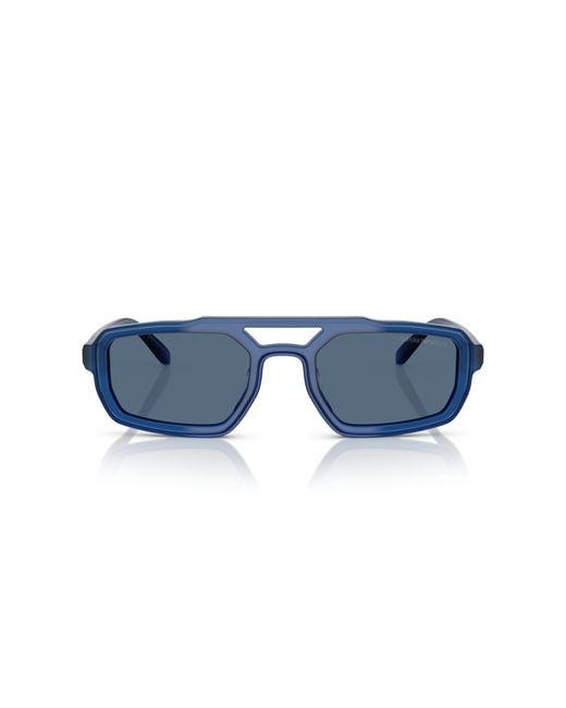 Emporio Armani Black Ea4240U 620180 Sunglasses Acetate Geometric Normal for men