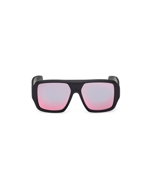 Adidas Black Or0132 02U Sunglasses Acetate Bordeaux Squared Normal