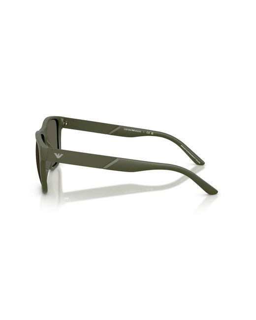 Emporio Armani Black Ea4243 618471 Sunglasses Injected Squared Normal for men