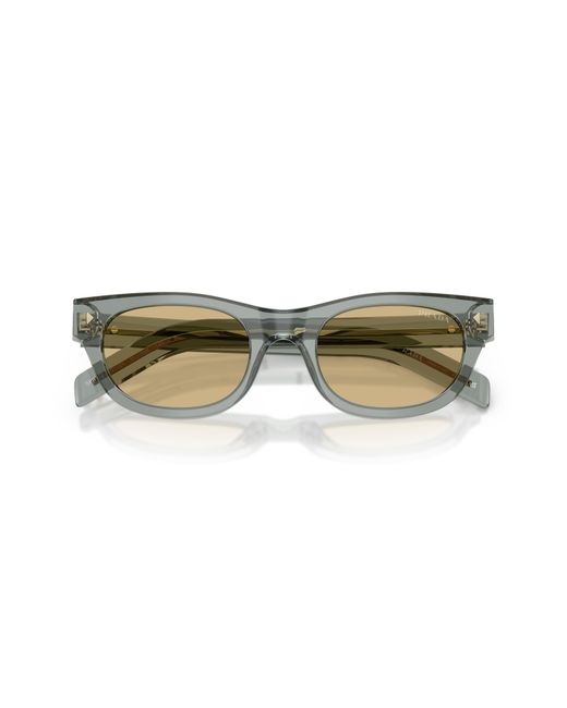Prada Black Pr C09S 21J70R Sunglasses Acetate Cat Eye Normal for men