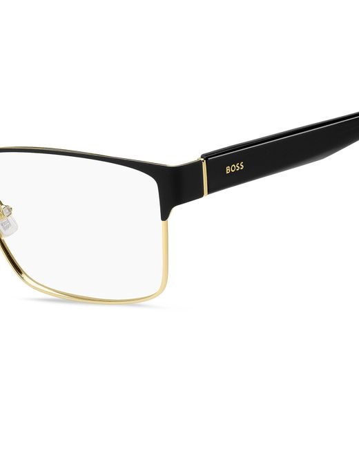 Boss Black Boss 1764 I46 Optical Frames Metal Squared Normal for men