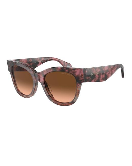 Giorgio Armani Black Ar8195U 60320A Sunglasses Acetate Squared Normal Shaded
