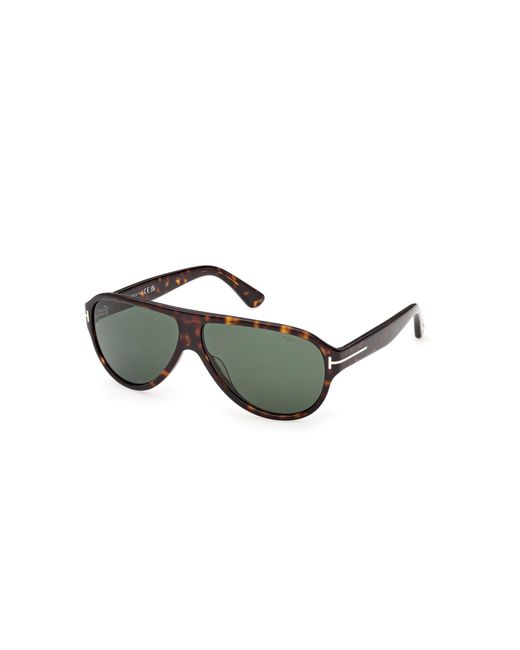 Tom Ford Black Ft1336 Samuele-02 52N Sunglasses Acetate Pilot Normal for men