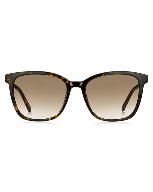 Tommy Hilfiger Black Th 1723/S 086/Ha Sunglasses Acetate Squared Shaded