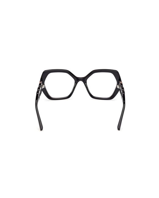 Guess Black Gu50116 001 Optical Frames Injected Geometric Normal