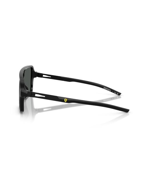 FERRARI SCUDERIA Black Fz6022U 504/87 Sunglasses Injected Squared Normal for men