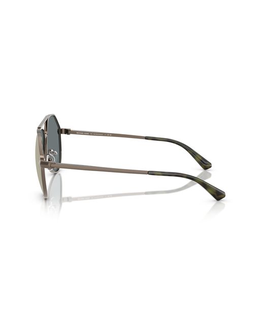 Michael Kors Black Mk1168 Brentwood 10014T Sunglasses Metal Pilot Normal for men