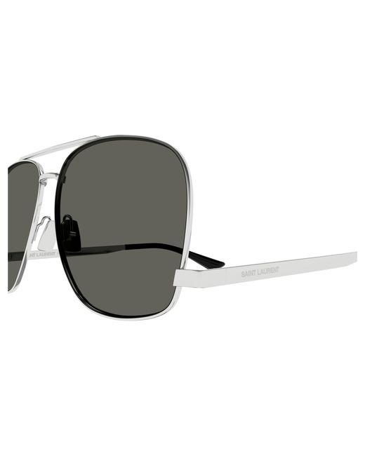 Saint Laurent Black Sl 653 Leon 001 Sunglasses Metal Pilot Normal