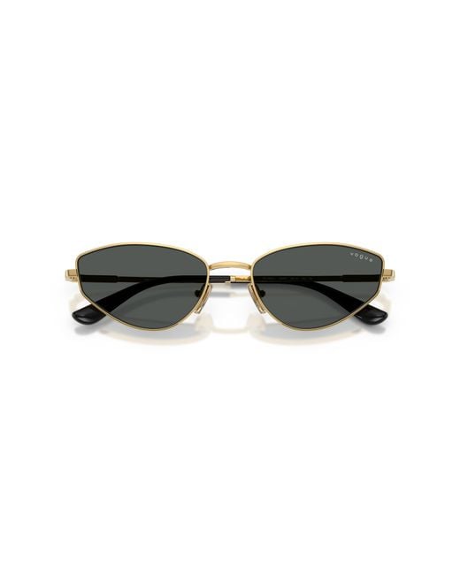 Vogue Eyewear Black Vo4339S 280/87 Sunglasses Metal Cat Eye Normal