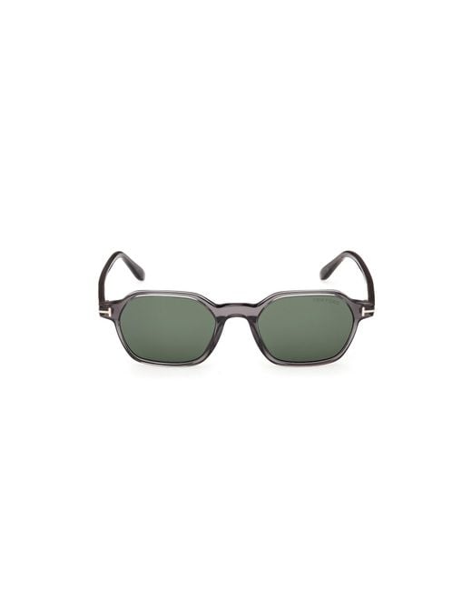 Tom Ford Black Ft1301 Joey-02 20N Sunglasses Acetate Geometric Normal for men