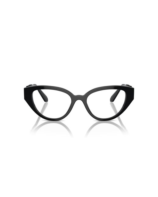 Swarovski Black Sk2024 1044 Optical Frames Acetate Geometric Normal