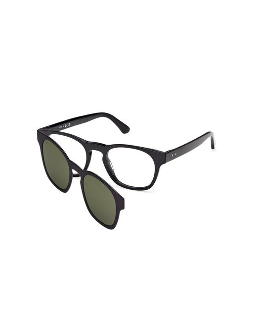 Web Black We5468 001 Optical Frames Acetate Round Normal for men