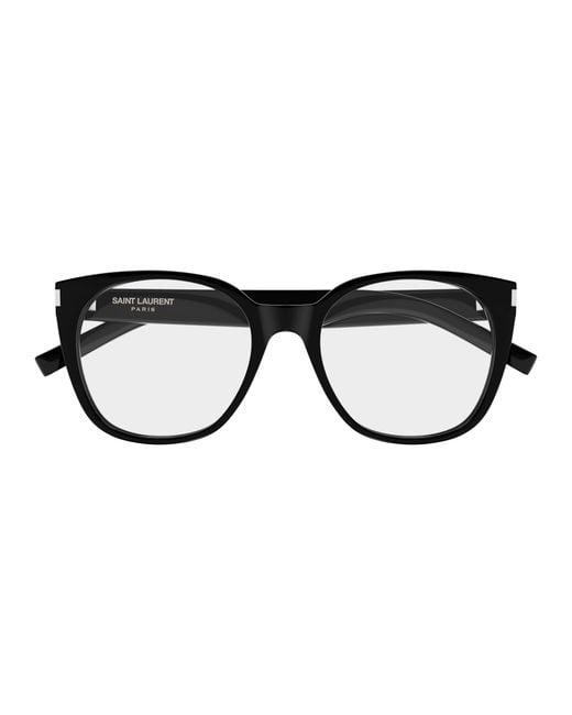 Saint Laurent Black Sl 897 001 Optical Frames Acetate Transparent Cat Eye