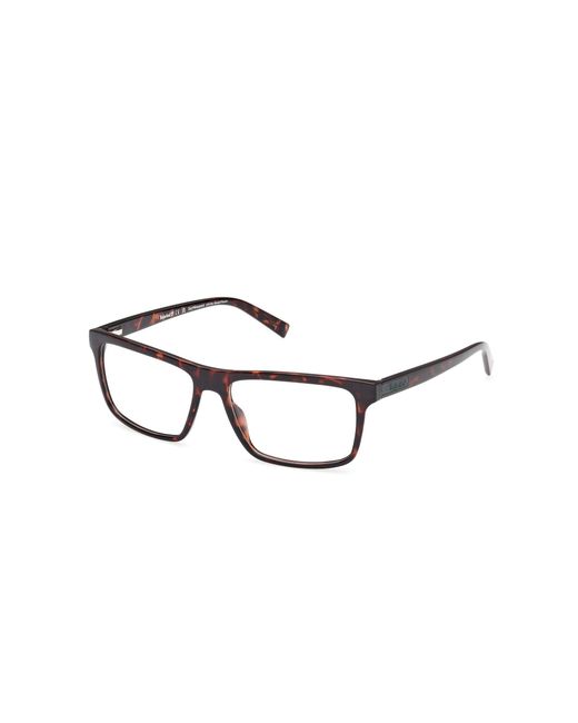 Timberland Black Tb50076 052 Optical Frames Injected Squared Normal for men