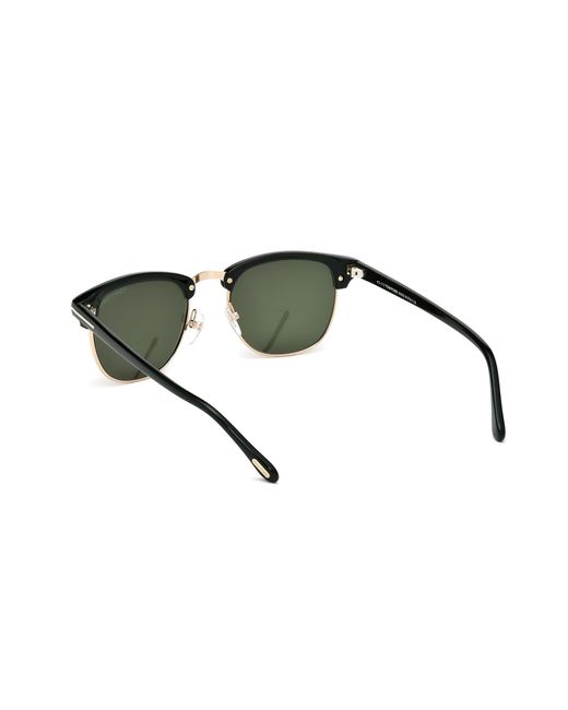 Tom Ford Black Ft0248 Henry 52A Sunglasses Acetate Smoke Squared Normal for men