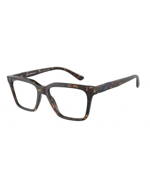 Emporio Armani Black Ea3194 5002 Optical Frames Acetate Squared for men