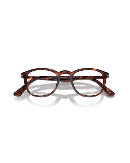 Persol Black Po3143V 24 Optical Frames Acetate Transparent Round Normal for men