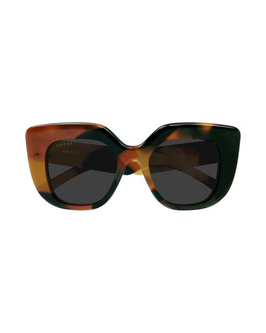 Gucci Black Gg2030S 002 Sunglasses Acetate Squared