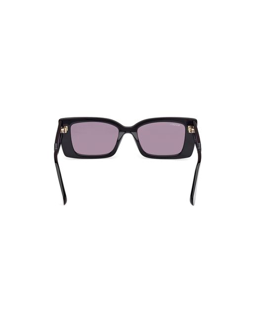 MAX&Co. Black Mo0117 01A Sunglasses Acetate Smoke Cat Eye Normal