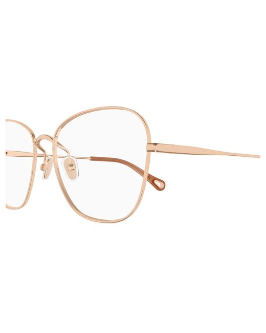 Chloé Black Ch0344O 002 Optical Frames Metal Transparent Cat Eye