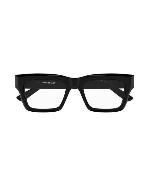 Balenciaga Black Bb0240O 001 Optical Frames Acetate Squared