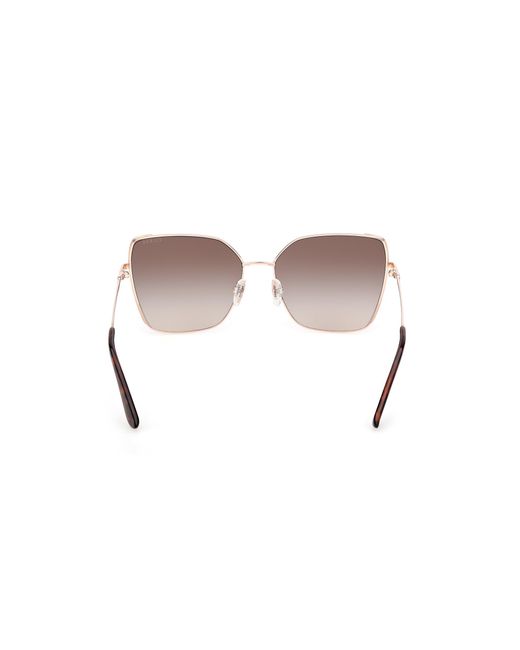 Guess Black Gu00192 28F Sunglasses Metal Butterfly Normal
