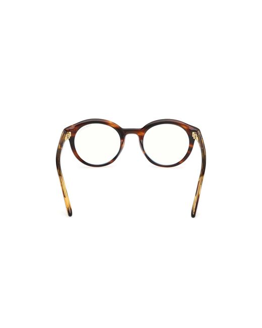 Tom Ford Black Ft6061-B 055 Optical Frames Acetate Round Normal