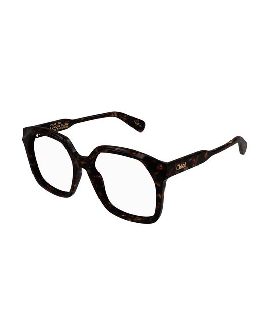 Chloé Black Ch0263O 002 Optical Frames Acetate Transparent Squared