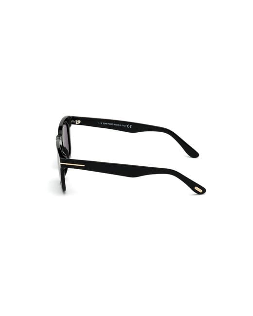 Tom Ford Black Ft0751 Dax 01V Sunglasses Acetate Squared Polarized for men