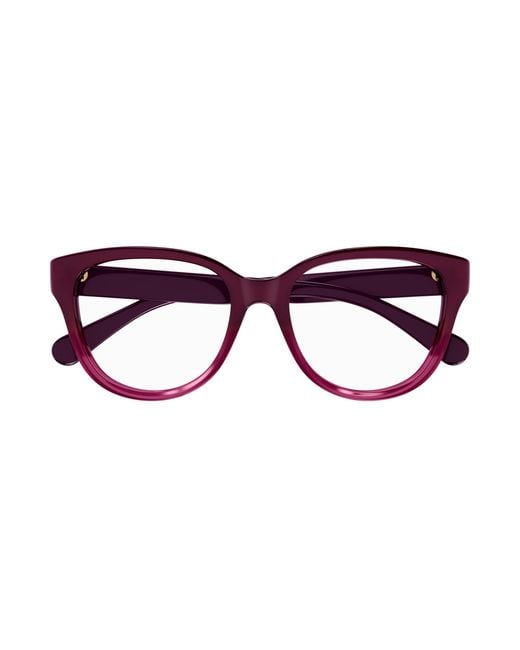 Chloé Black Ch0243O 003 Optical Frames Acetate Transparent Cat Eye
