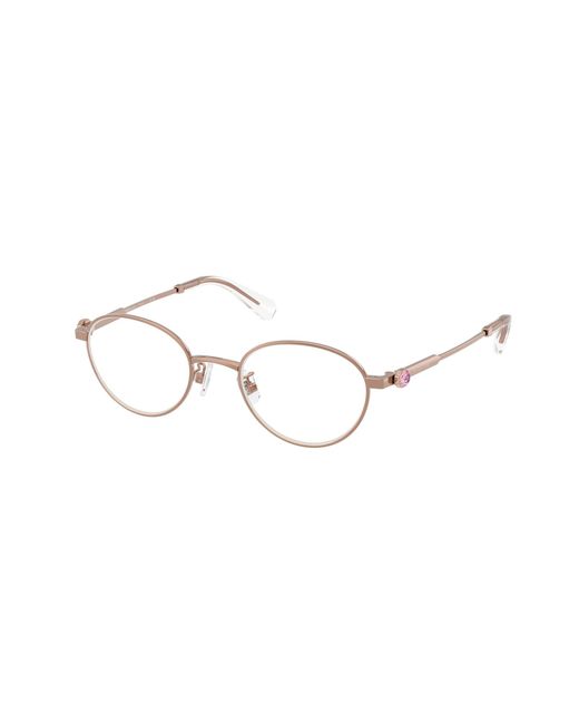 Swarovski Black Sk1028Td 4014 Optical Frames Titanium Round Normal